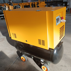 高品質統合2-in1ポータブルモバイルスクリュー低ノイズエアコンプレッサー - Product Image 3