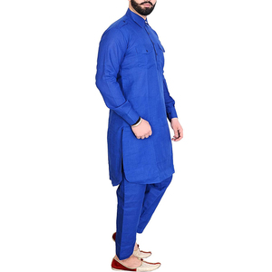 Vêtements islamiques à manches longues pour l'été Shalwar Kameez pour hommes/Vente en gros de qualité supérieure Shalwar Kameez pour hommes personnalisés - Product Image 3
