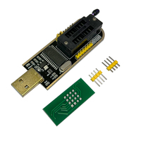 Programador de BIOS USB para Memoria Flash EEPROM LCD + Clip SOIC8 + Kit de Adaptador de Memoria Flash SPI de 5V-3.3V SOP8 DIP8