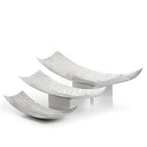 New Design Metal Fruit <b>Tray</b> Home Table <b>Decorative</b> Aluminium Fruits and Snacks Serving <b>Tray</b> for Party Decoration - Product Image 1