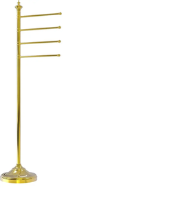 Porte-serviettes en laiton massif, barre à serviettes murale de qualité supérieure avec finition antique - Product Image 5