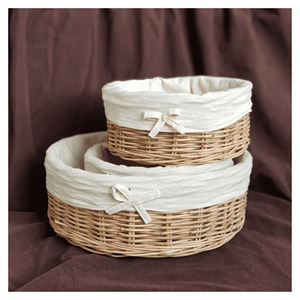 Cestas de Mimbre Tejidas a Mano, Cestas de Mimbre para Almacenamiento en la Sala de Estar, Revistas, Mantas y Decoración, Hechas en Vietnam - Product Image 6