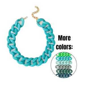 เครื่องประดับแฟชั่นสร้อยคอเรซินขายดีจากอินเดียสร้อยคอทำด้วยมือสำหรับผู้หญิงและเด็กผู้หญิงสีที่น่าสนใจ - Product Image 2