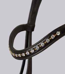 Bride de cheval en cuir robuste 2026 avec design de selle anglaise, adaptée à l'équitation en plein air, service OEM personnalisé - Product Image 5