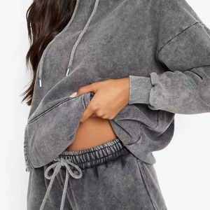 Nouvel ensemble de survêtement décontracté pour femme, survêtements oversize pour femme, ensemble deux pièces, vêtements d'entraînement, vêtements de jogging - Product Image 6