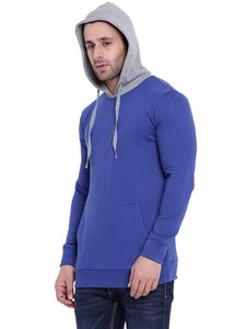 Sweat-shirts de sport pour hommes en coton lourd avec logo personnalisé 2024, teinture unie noire, à capuche, imperméables, coupe-vent, écologiques - Product Image 2