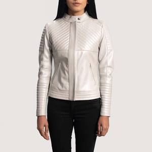 Veste en cuir et toile d'hiver pour femmes, imperméable, respirante, décontractée, vêtements de sport, fermeture éclair, poches, haute qualité - Product Image 1