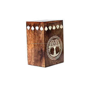 Urnas de Cremación al por Mayor de Diseño Personalizado, Populares y de Última Tendencia, Estilo Árabe de Lujo, Hechas de Madera Pura de Alta Calidad SWH - Product Image 4