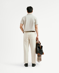 เสื้อเชิ้ตแขนสั้นพิมพ์ลายถักของผู้ชายคุณภาพสูงสวมใส่สบายระบายอากาศได้ดีจากเวียดนาม - Product Image 4