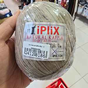 İplix Fil de raphia biologique naturel 50g-32 Couleurs 11 vison et écologique - Product Image 1