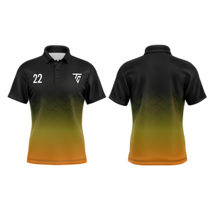 Polo de golf décontracté de 180 grammes à séchage rapide pour hommes Design personnalisé Jersey Polyester Spandex Motif solide Sublimation Plus Size - Product Image 2