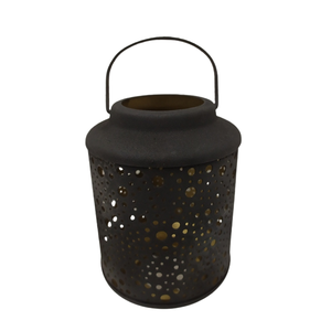 Wholesale Bulk <b>Iron</b> Decorative Lantern Matt Black Pc Candle Holder Lantern for Home Tabletop Halloween Decoration - Product Image 3
