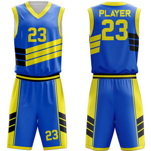Ensemble d'uniformes de basket-ball personnalisés pour hommes et jeunes vente en gros de maillots et shorts de basket-ball réversibles - Product Image 2