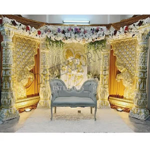 Salón interior Elefante Tema Boda Escenario Decoración Especial Sur DE LA India Boda Fiesta Escenario Sri Lanka Poruwa Ceremonia Escenario - Product Image 1