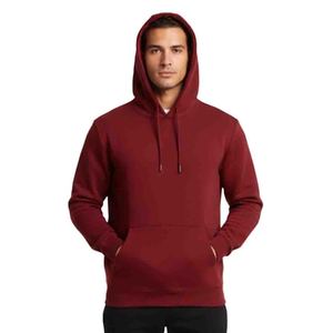 Sweat à capuche en coton 100% poids lourd, streetwear, logo personnalisé, sweat à capuche uni pour homme, sweat à capuche en molleton, gym, OEM ODM - Product Image 1