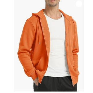 Sweat-shirt à capuche zippé en coton épais imprimé sur mesure avec tissu éponge Sweat-shirt vierge de grande taille pour hommes avec logo Bangladesh - Product Image 1