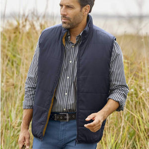 Chaleco acolchado Reversible con cremallera informal para hombre y mujer, traje grueso de invierno, estilo burbuja, chaqueta acolchada sin mangas, de lona de talla grande - Product Image 3