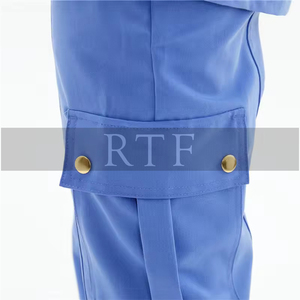 Colección de proveedores de juegos de tela exfoliante de contraste de LICRA Premium desde crudo hasta acabado para uniformes de hospital - Product Image 5