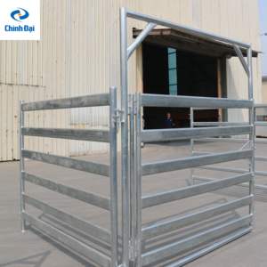 Portes de ferme en acier galvanisé de haute qualité pour le bétail Meilleure vente Technique ERW certifiée JIS Panneaux de clôture Coupe Soudage - Product Image 2