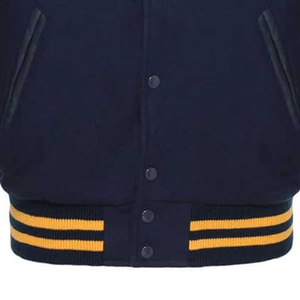Chaquetas Letterman de Alta Calidad, Cuerpo de Lana, Mangas de Cuero Genuino, Ropa de Invierno, Chaqueta para Hombre Elegante y con Estilo - Product Image 3