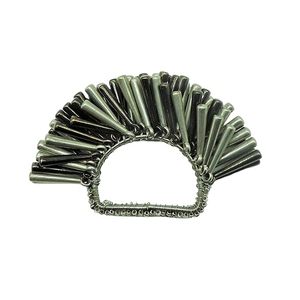 Servilleteros de humo negro hechos a mano, piezas únicas de centro de mesa para el hogar, cocina, comedor, boda, cena, fiestas, Picnics - Product Image 4