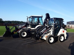 Chargeuse-pelleteuse compacte Hidromek HMK 62 T avec moteur diesel 4x4, pompe et fonctions numériques - Product Image 4