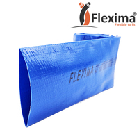 Fabricant de tuyaux durables à plat en PVC bleu 3 pouces haute pression flexible écologique 4 bars irrigation par lavage à contre-courant eau agricole