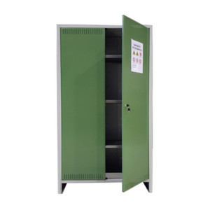 Armadio per Fitofarmaci Kit 2 Ante 100x40x179h cm Conforme a Norma in Lamiera Zincata - Product Image 1