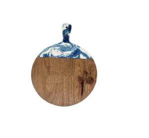 Meilleurs outils de cuisine, planche à découper en bois de qualité alimentaire faite à la main, prix adorable, planche à découper en bois et résine, poignée, planche à fromage en bois - Product Image 4