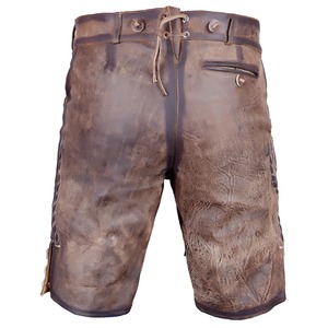 Pantalones de Cuero Bávaros Deportivos para Hombre, Diseño Sólido, Pantalones de Oktoberfest, Pantalones de Cuero de Gamuza, Tela de Lana Peinada - Product Image 6