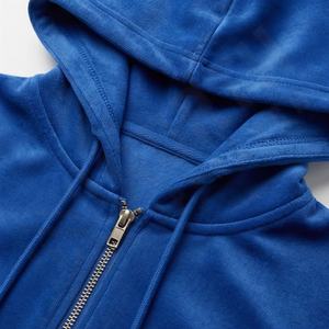 Ensemble de yoga d'hiver à capuche 2 pièces pour femme, survêtement 100 % coton respirant, ensemble de sport à manches longues pour la course et l'entraînement - Product Image 4