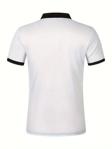 Polo para hombre, camiseta de manga larga con botón de solapa y bolsillo, Camiseta deportiva, tipo Suelto - Product Image 2