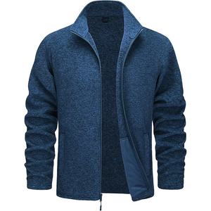 Blouson aviateur personnalisé de haute qualité en polaire polaire pour homme dernière tendance Style décontracté fermeture à glissière réversible respirant - Product Image 4