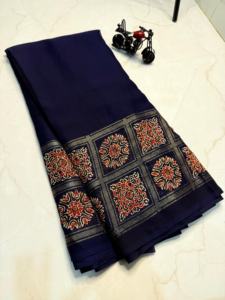 Saree en coton viscose meilleure qualité saree 6 mètres prix de fabrication - Product Image 2