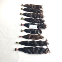 Extensions de cheveux humains vierges bruts en vrac tissage ondulé cheveux humains indiens de bonne qualité non traités