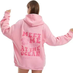 2025 Trending Oversized Acid Wash Pullover Vintage Sudadera con capucha y sudaderas para mujer para invierno - Product Image 1