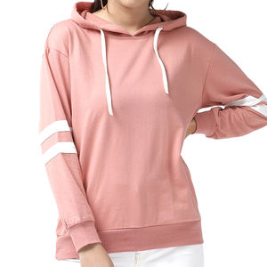 Sudadera con Capucha Extra Grande para Mujer, Estilo Deportivo de Invierno, Transpirable, de Punto de Poliéster y Algodón, con Estampado Personalizado, Color Sólido, Manga Larga - Product Image 1