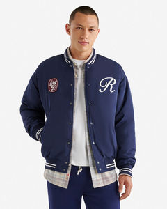 Chaqueta Bomber de Diseño de Alta Calidad con Interior Acolchado Personalizado, Chaqueta Universitaria de Béisbol con Mangas Bordadas para Hombre - Product Image 1