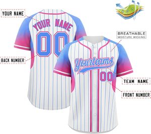 Camisetas de béisbol hechas a medida, camisetas de softball de malla sublimada abotonadas para pedidos al por mayor y servicio OEM - Product Image 2