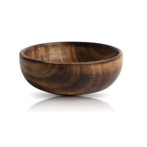 Tazón para Servir de Madera Ecológico Hecho de Material Sostenible que Brinda una Opción Segura y Saludable para Servir Alimentos - Product Image 1