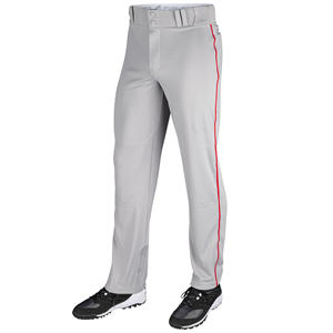 Pantalon de baseball homme taille haute à triple couronne avec passepoil latéral pantalon de softball sport personnalisé en polyester imprimé par sublimation - Product Image 1
