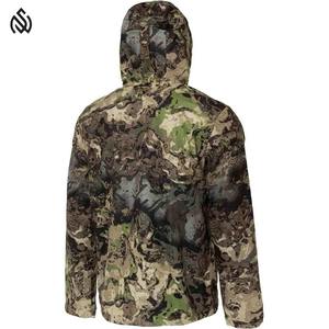 Best Selling Thermal Lined Hunting Hoodies Zipper Insulated Hunting Gear Windbreaker Plus <b>Size</b> Men's <b>Jackets</b> OEM Service - Product Image 2