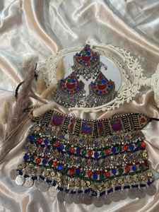 Service OEM conçoit à la main en acier inoxydable de haute qualité vintage afghan ensembles collier boucle d'oreille pour femmes pour mariage - Product Image 2