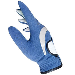Guantes de golf de piel de oveja para hombre con embalaje personalizado Cabretta cuero con logotipo bordado antideslizante mano izquierda y derecha - Product Image 2