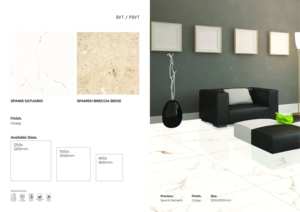 Carreaux de sol et de mur en porcelaine brillante 1200x1200, surface polie élégante - Product Image 5