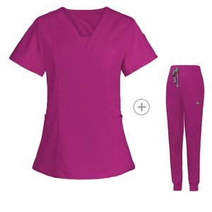 Nouveau design, ensembles de gommages grande taille pour hôpitaux, uniformes d'infirmières, gommages pour femmes, ensemble de gommages pour soins infirmiers médicaux en spandex - Product Image 1