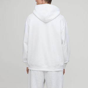 DTG เสื้อฮู้ดแบบสวมหัวสำหรับผู้ชายผ้าฝ้าย100% ผ้าฟลีซสีล้วนแบบสวมหัวพิมพ์โลโก้ตามสั่งแบบ2025 - Product Image 3