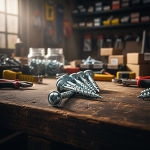 Tornillo Autorroscante para Madera con Cabeza Plana, Métrico/Pulgadas, Phillips/Pozi, Acero al Carbono/Acero Inoxidable, Rosca Gruesa, Resistente, Zincado - Product Image 1