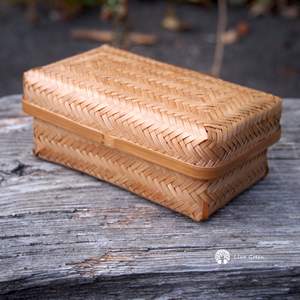 Vietnam Meilleure vente panier de tissage bambou pour la maison stockage artisanat tissé tissage écologique boîte panier de rangement en bambou - Product Image 1