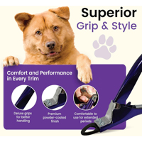 Flamia & Jabz Coupe-ongles pour chien en acier inoxydable, coupe-ongles écologique avec plusieurs tailles et couleurs NC-37